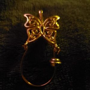 Butterfly charm holder